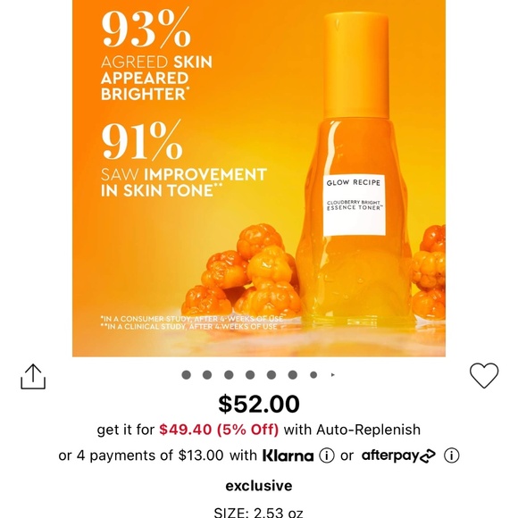 Cloudberry Bright Essence Toner - Picture 2 of 3